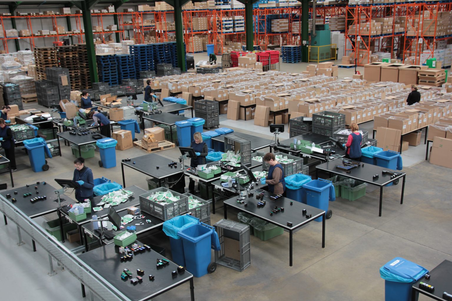 The Recycling Factory processing floor