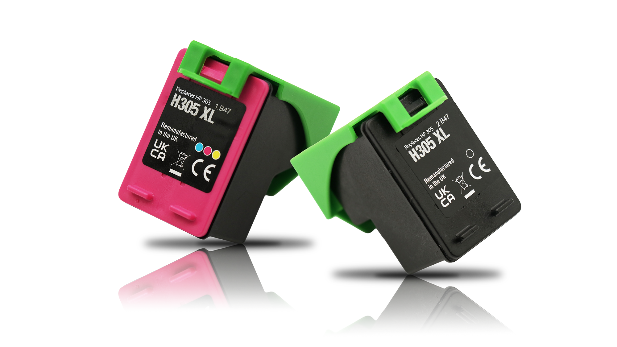 Two inkjet cartridges